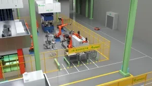 Base de produção digital de conformação hidráulica de chassis automotivos