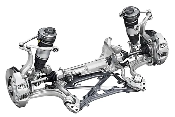 Componentes de alumínio para molas pneumáticass